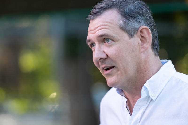 NT Chief Minister Michael Gunner is seen in Darwin, Saturday, August 22, 2020