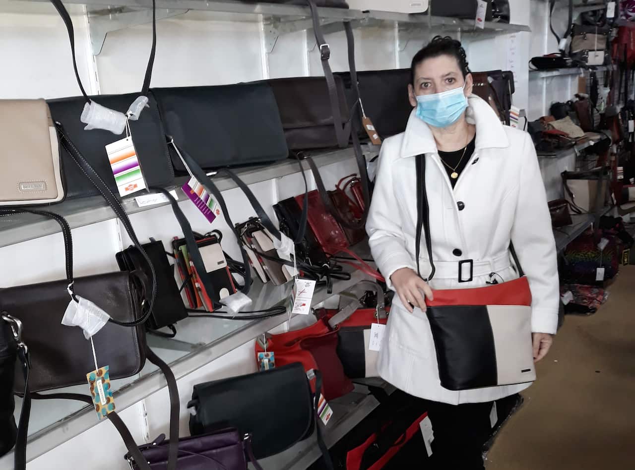 Maryann Langiano hopes tourists will soon return to Lakes Entrance. 