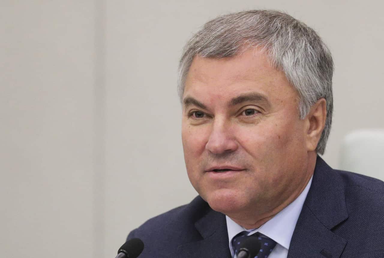 Russian State Duma Chairman Vyacheslav Volodin.