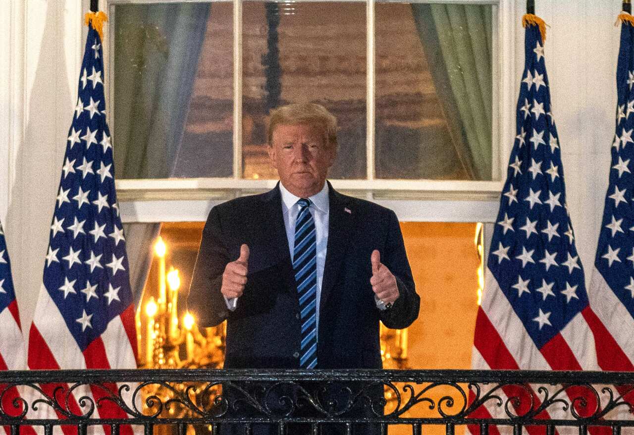 Donald Trump has claimed he is now 'medication-free' after he was diagnosed with COVID-19 more than a week ago.