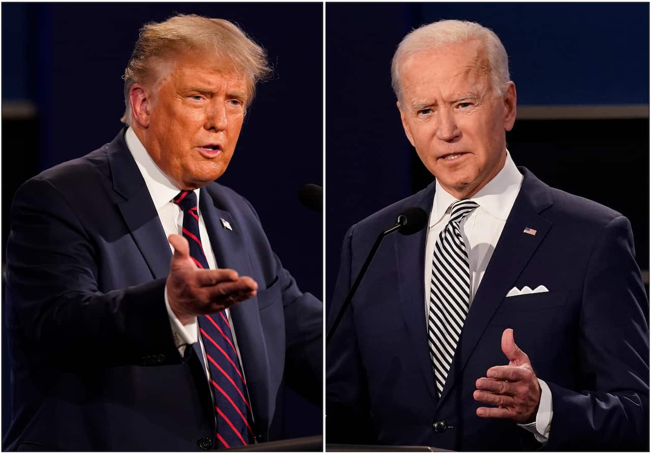 Donald Trump and Joe Biden