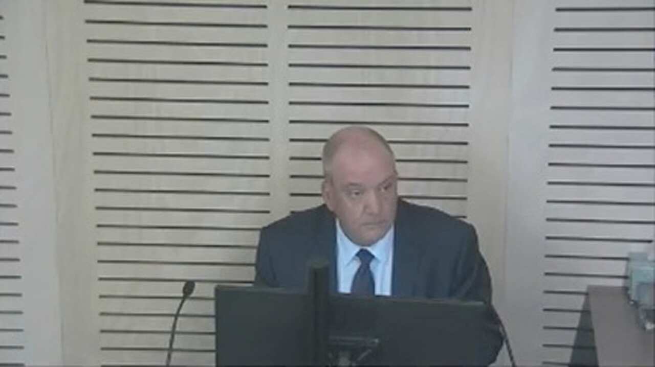 Former Wagga Wagga MP Daryl Maguire giving evidence during the NSW Independent Commission Against Corruption on 14 October. 