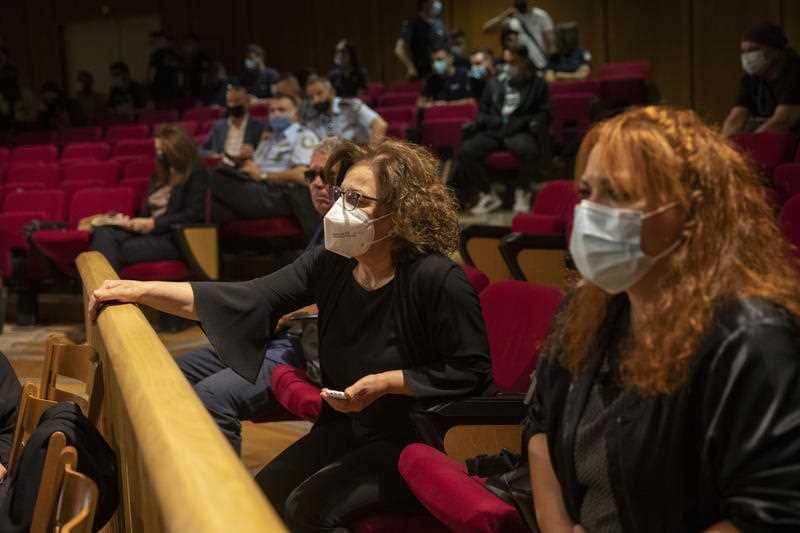 Magda Fyssa, centre, the mother of late Greek rapper Pavlos Fyssasda Fyssa, center, the mother of late Greek rapper Pavlos Fyssas