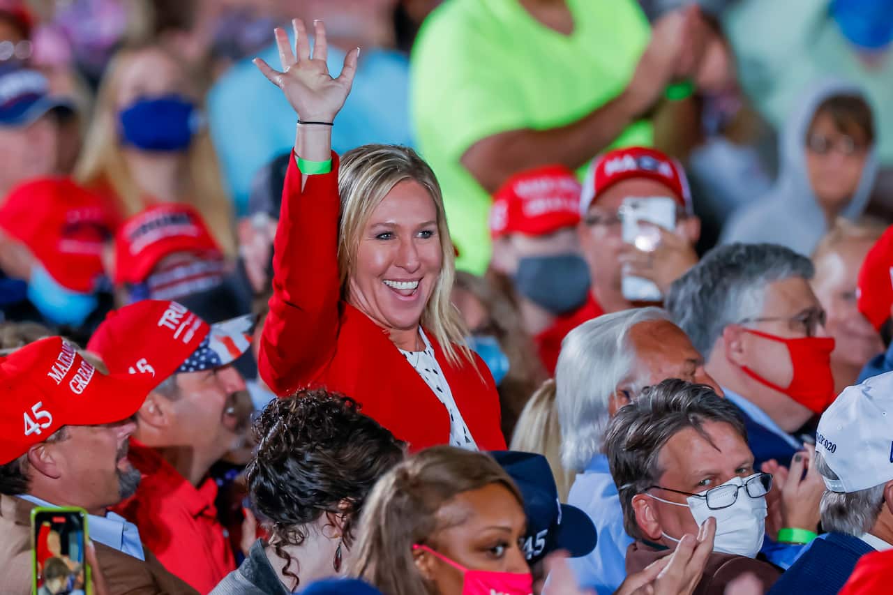 QAnon promoter Marjorie Taylor Greene