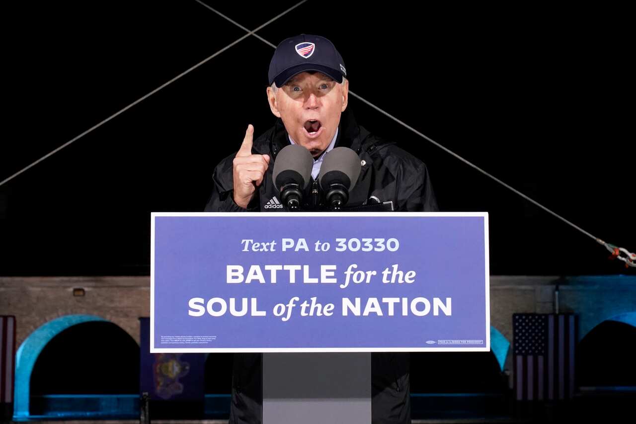 Democratic presidential candidate Joe Biden. 