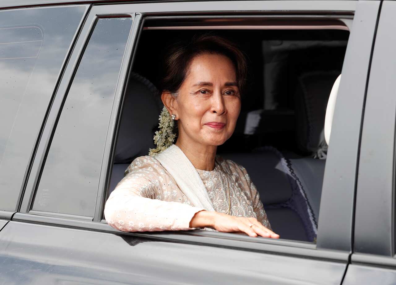 Myanmar State Counselor Aung San Suu Kyi has won her reelection bid.