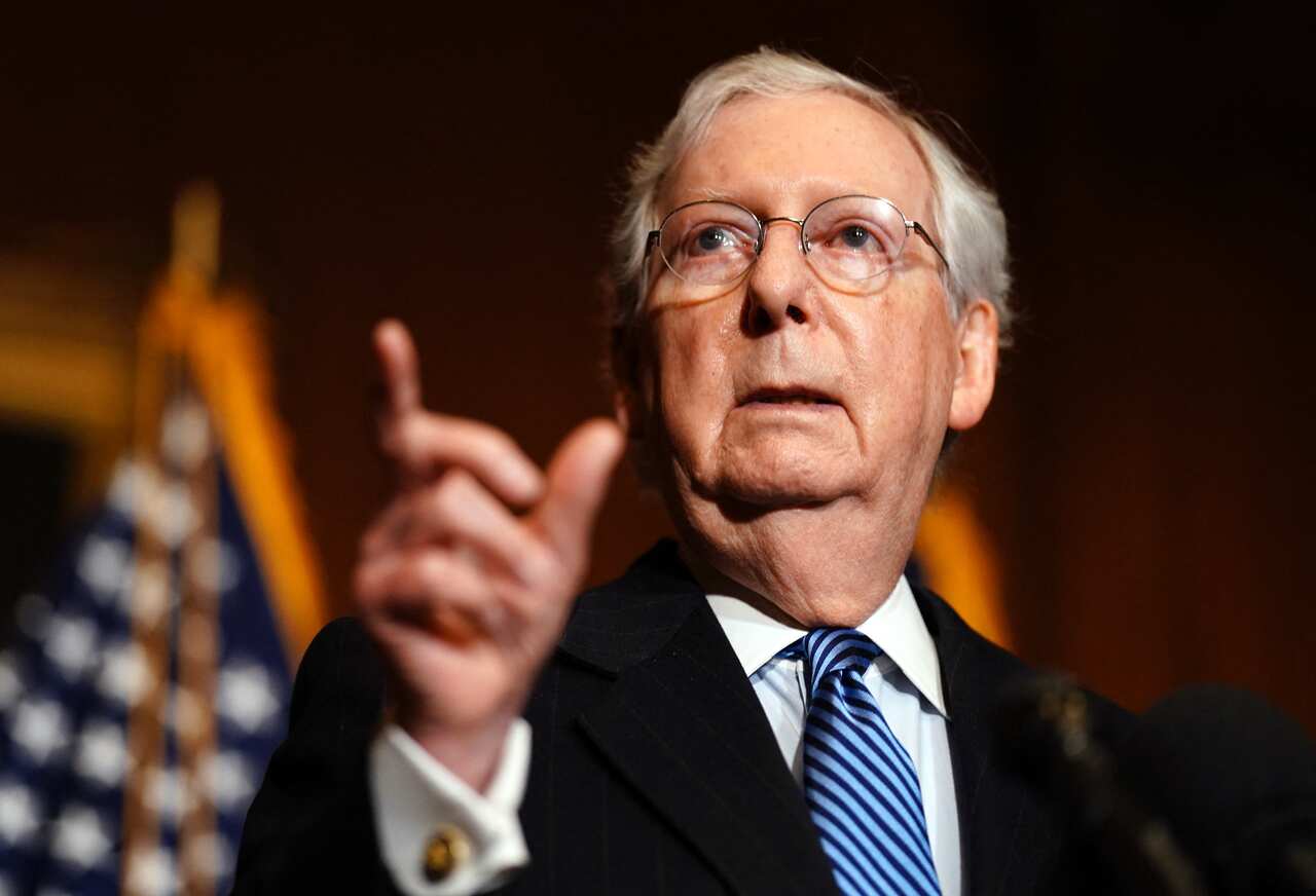 Senate Majority Leader Mitch McConnell.