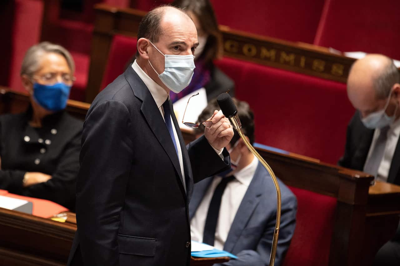 French Prime Minister Jean Castex attends a session of Questions to the Government at the French National Assembly.