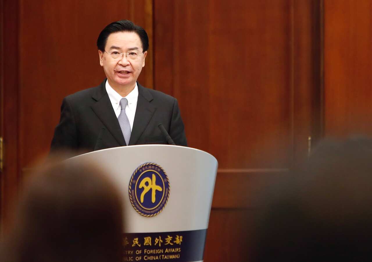 Taiwan Foreign Minister Mr Joseph Wu.