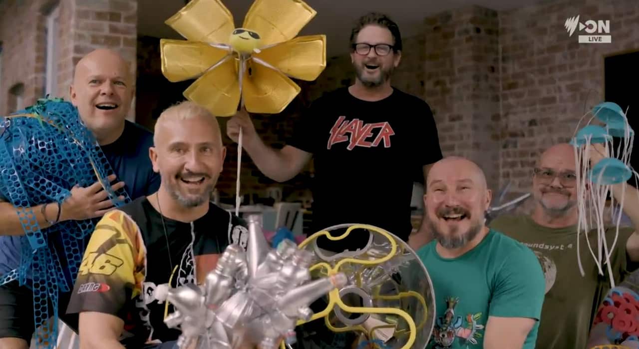 Use Me Up, Wear Me Out made their costumes out of rubbish and recycled materials. 