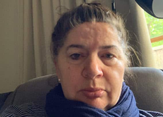 Annie Morrow at home 