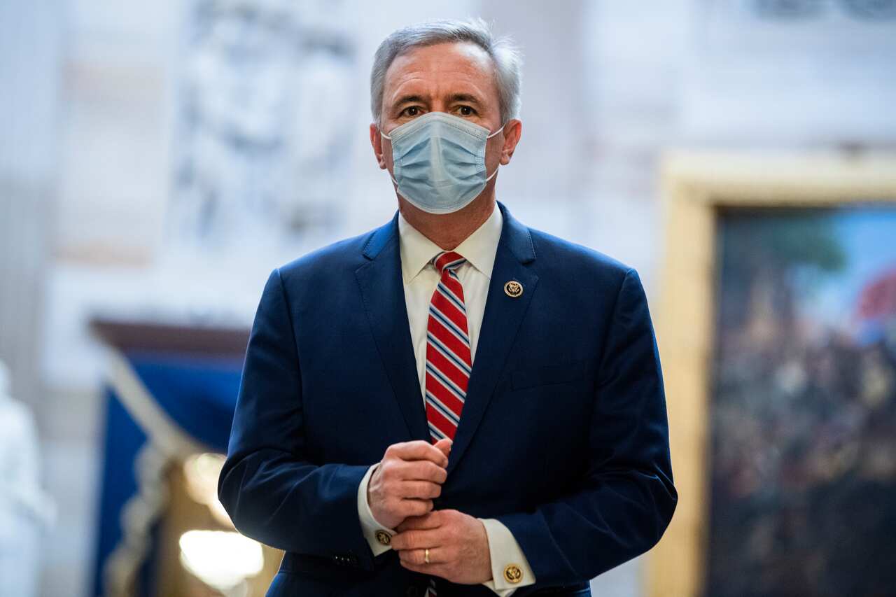 John Katko is seen in the Capitol Rotunda