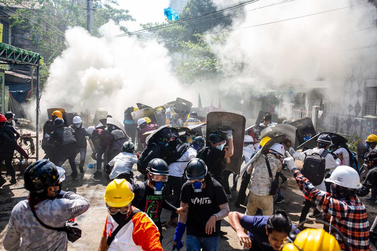 The military and its brutal practices are an omnipresent fear in Myanmar, while the masses have mounted a nationwide civil disobedience movement.