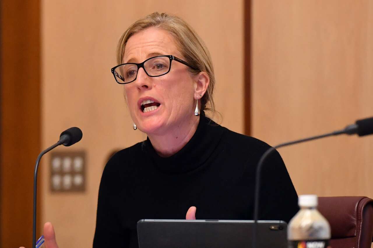 Shadow Minister for Finance Katy Gallagher during Senate Estimates.