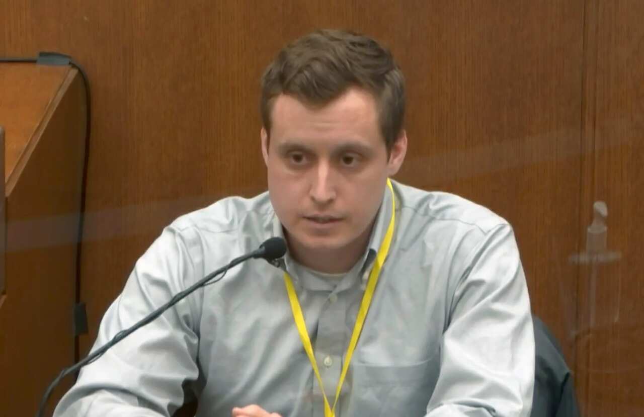 Dr Langenfeld said Floyd's heart had stopped by the time he arrived at the hospital.