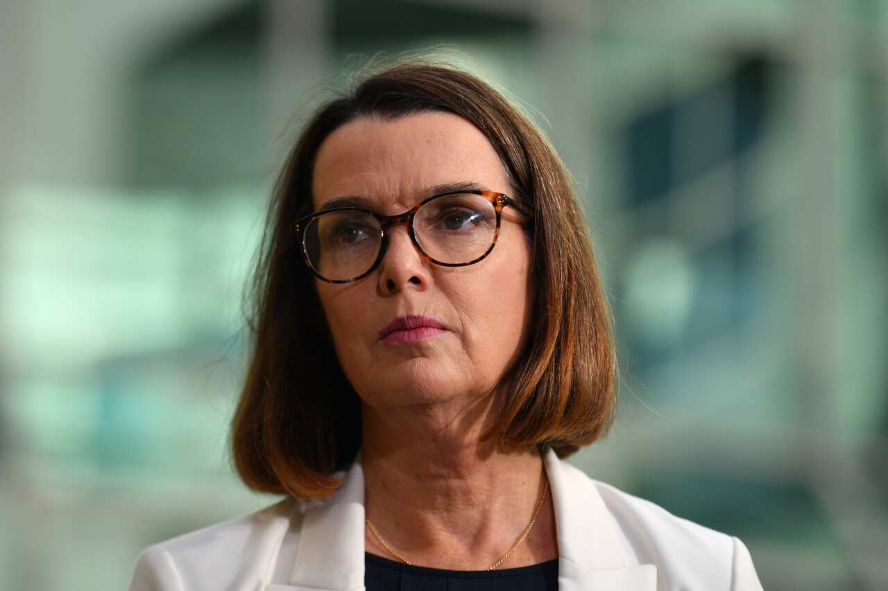Minister for Families Anne Ruston at a press conference at Parliament House in Canberra. Wednesday, April 7, 2021. (AAP Image/Mick Tsikas) NO ARCHIVING