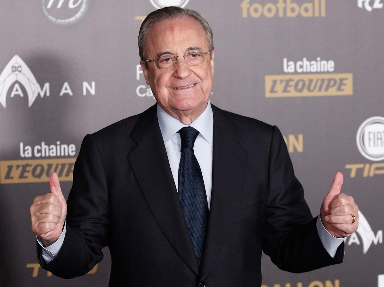 Florentino Perez arrives to the Ballon d'Or award ceremony for the best European footballers of the year, in Paris, France, 3 December 2018