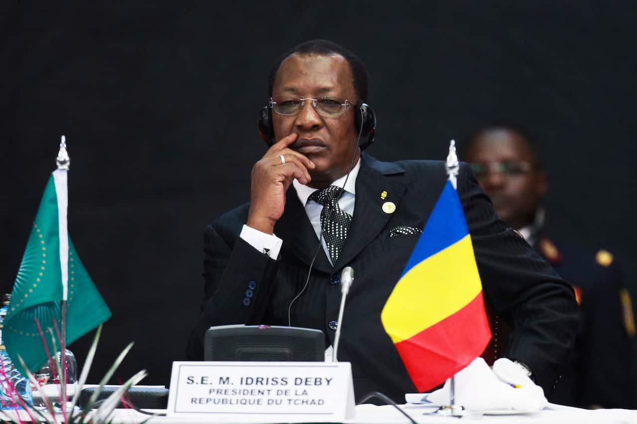 A file photo of President of Chad Idriss Deby.