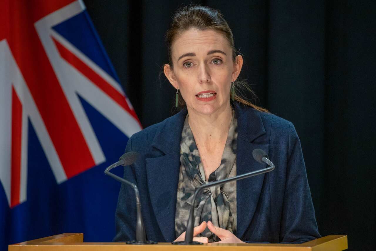 New Zealand Prime Minister Jacinda Ardern addresses a press conference in Wellington, New Zealand, Saturday, Sept. 4, 2021.