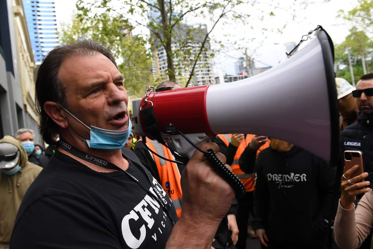 CFMEU Victorian secretary John Sekta