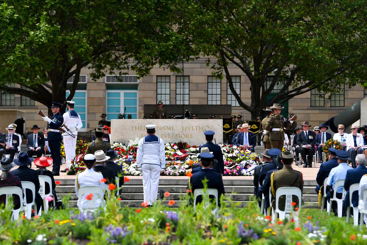 Remembrance Day 2021 at the Australian War Memorial, Canberra, Thursday, November 11, 2021.
