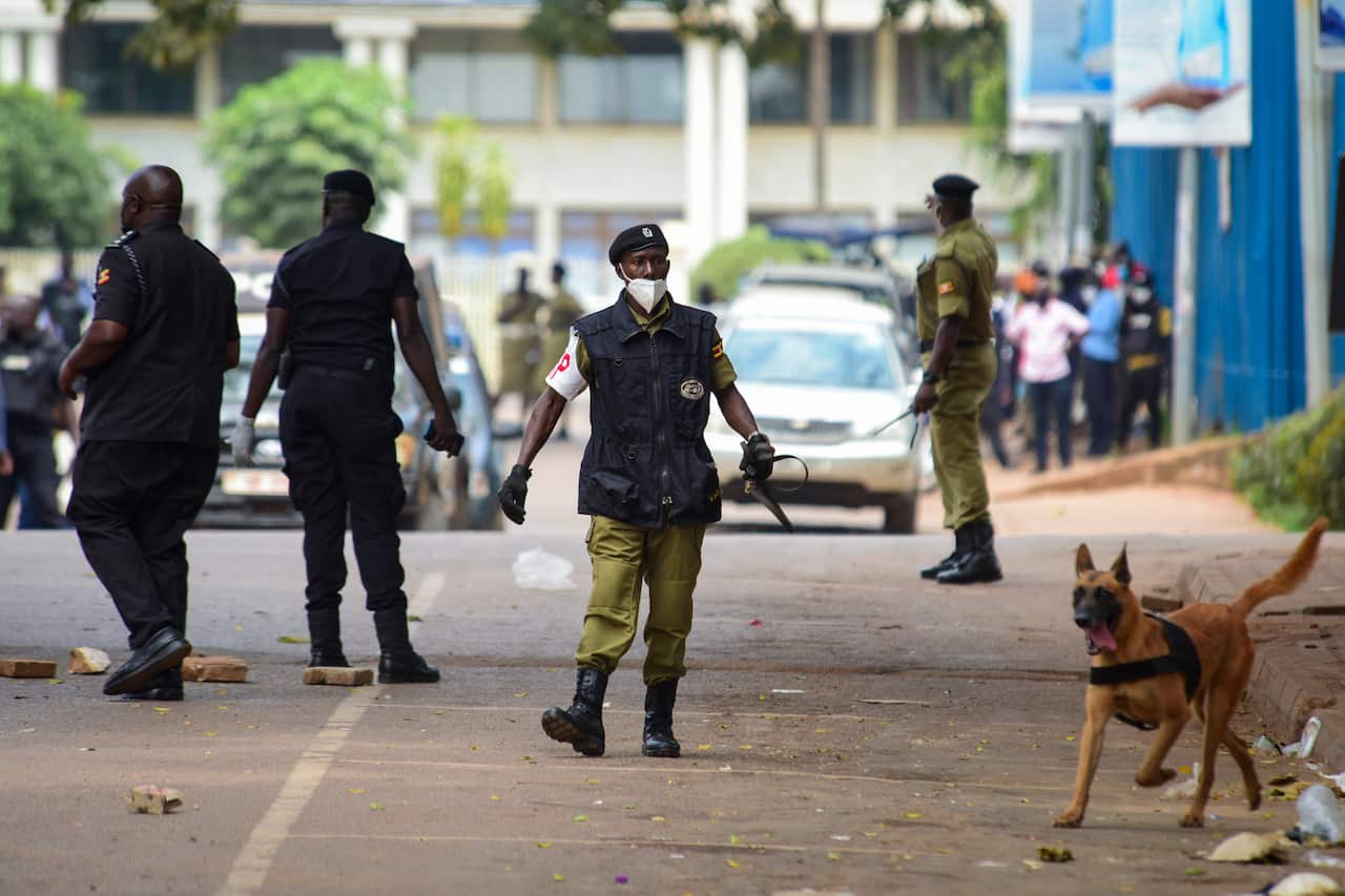 According to Ugandan Police, two blasts occurred near the Central Police Station and another near Parliament in the capital Kampala. 