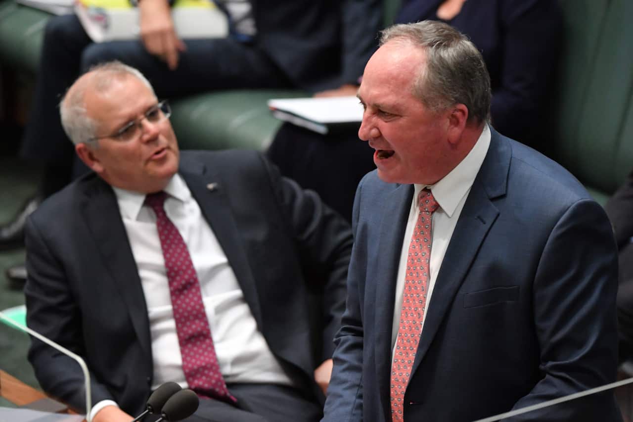 Prime Minister Scott Morrison and Deputy Prime Minister Barnaby Joyce