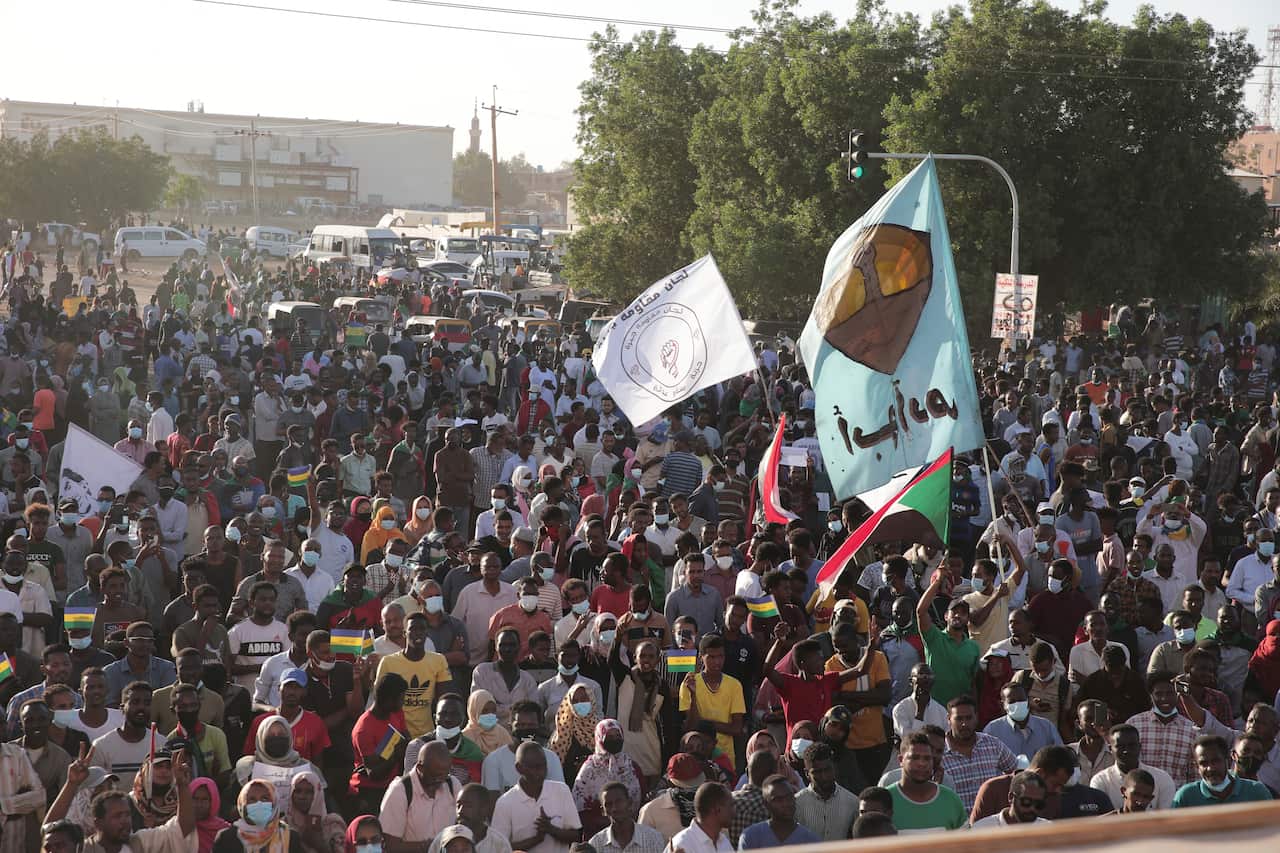 Thousands of anti-coup protestors took to the streets in Sudan, a month since the military coup.