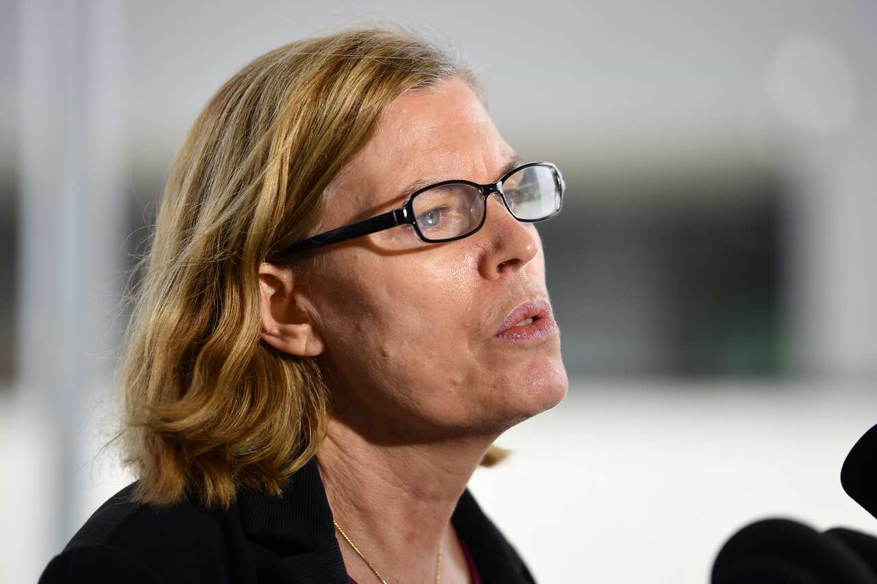 NSW Chief Health Officer Dr Kerry Chant addresses media during a press conference in Sydney, Thursday, 23 December, 2021. 