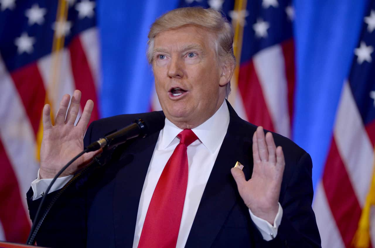 Former US president Donald Trump