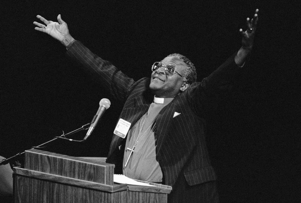 Desmond Tutu in New Orleans, September 7, 1982.