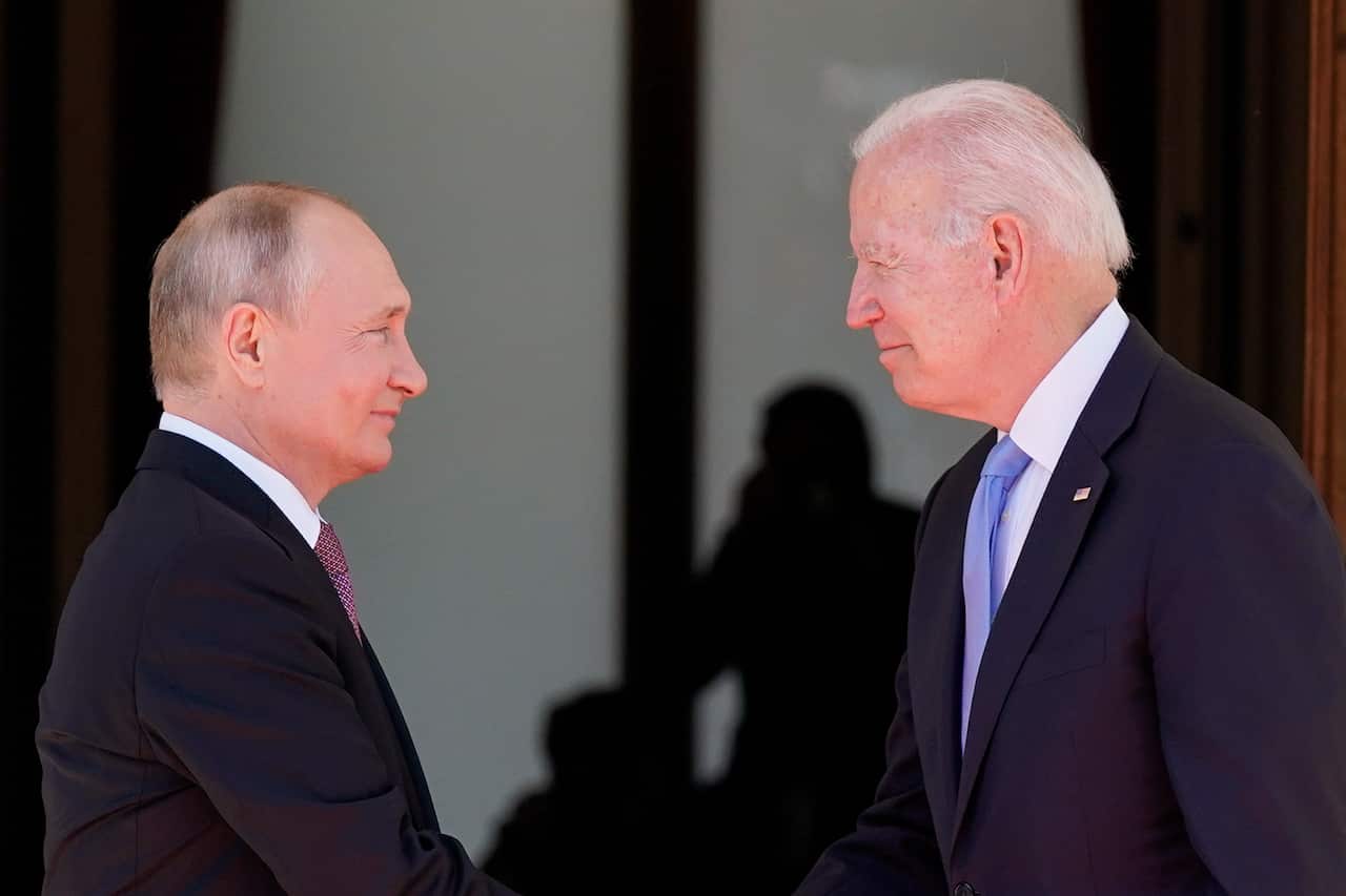 President Joe Biden and Russian President Vladimir Putin