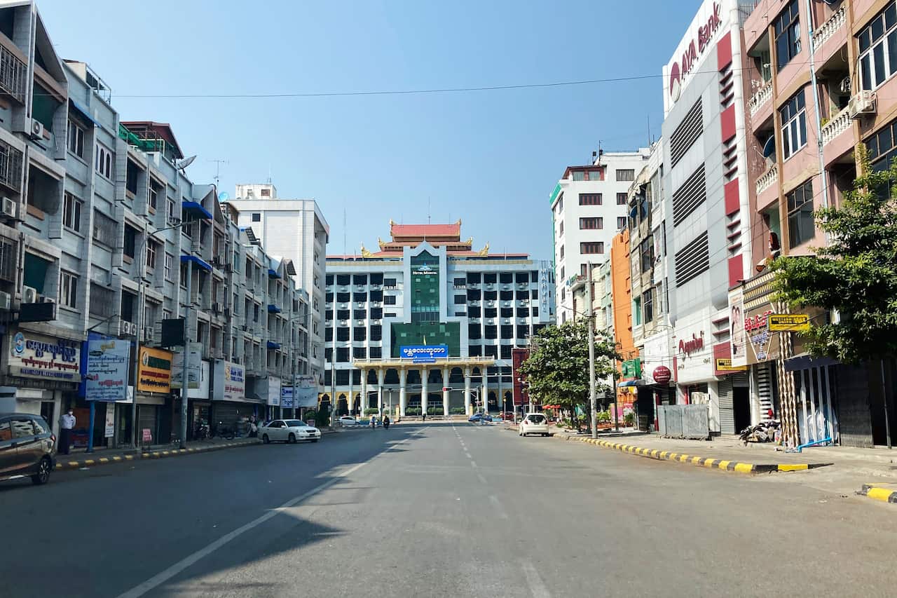 Opponents of military rule in Myanmar marked the one-year anniversary of the coup with a nationwide strike Tuesday to show their strength and solidarity