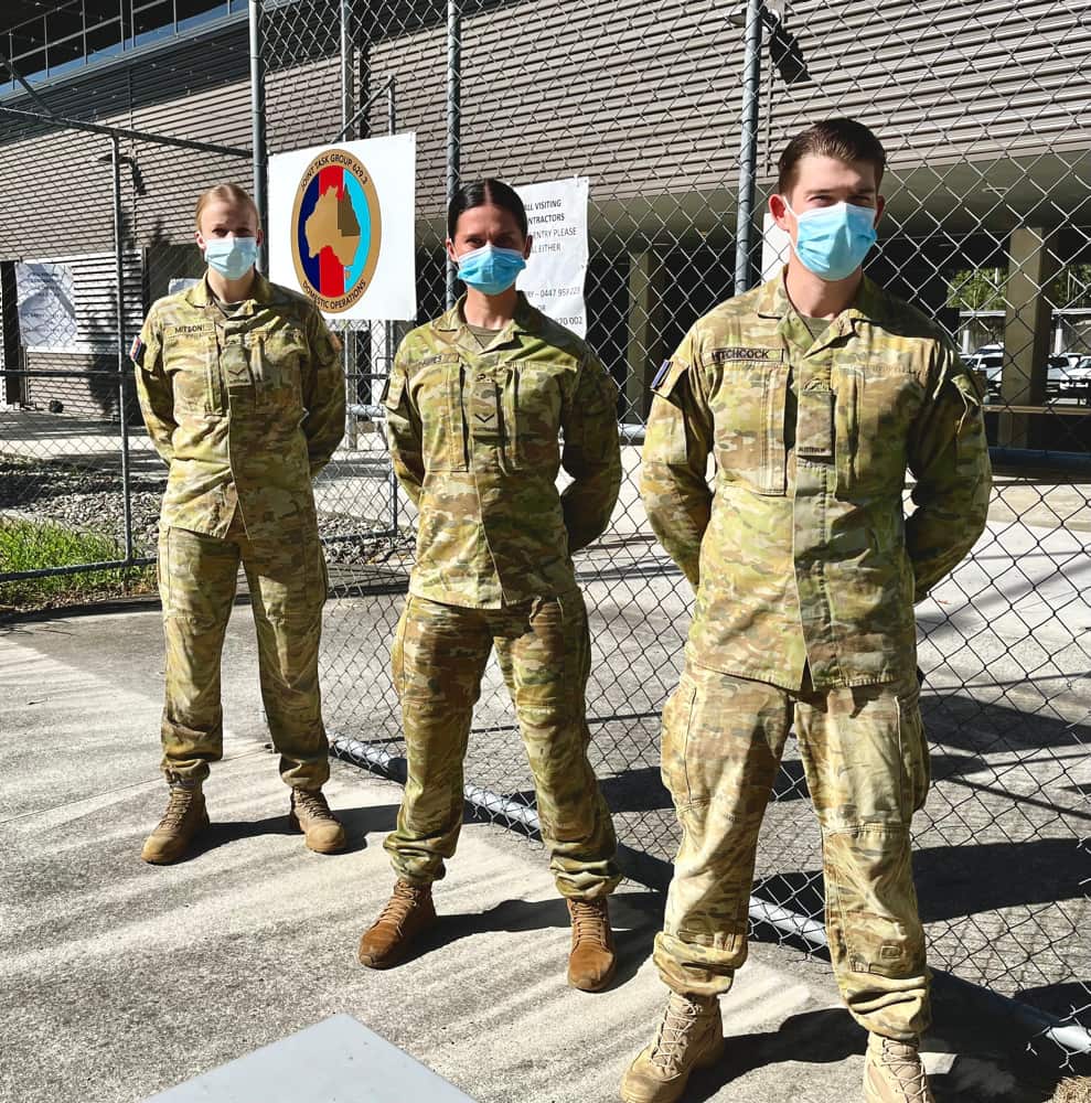 Australian Defence Force personnel from Operation COVID-19 Assist conduct pre-deployment training ahead their task supporting aged-care facilities.