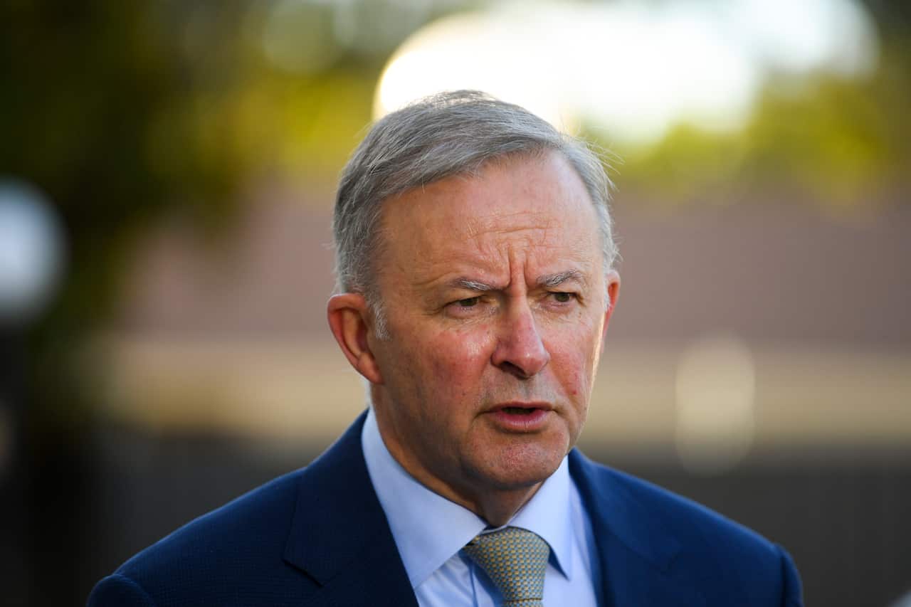 Opposition leader Anthony Albanese.