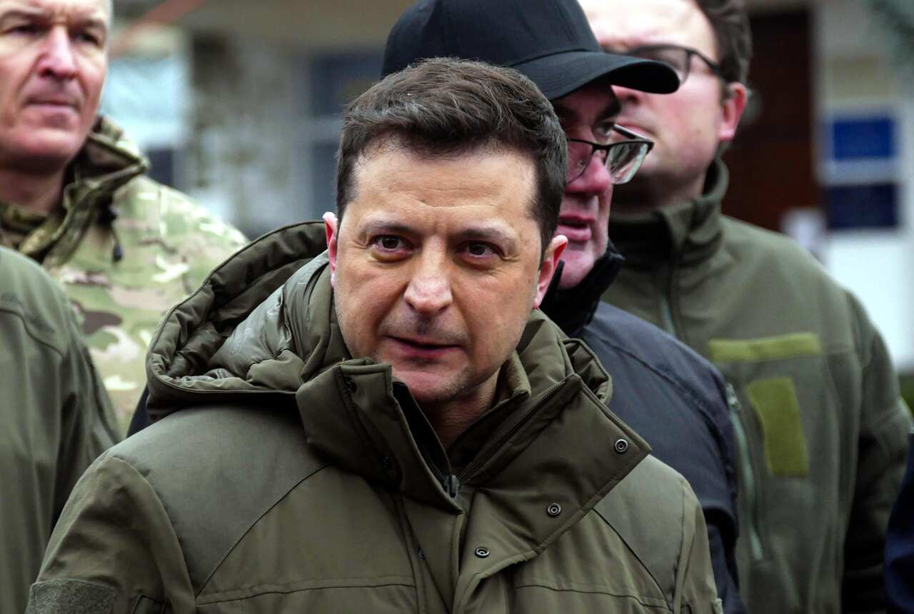 Ukraine's President Volodymyr Zelensky.