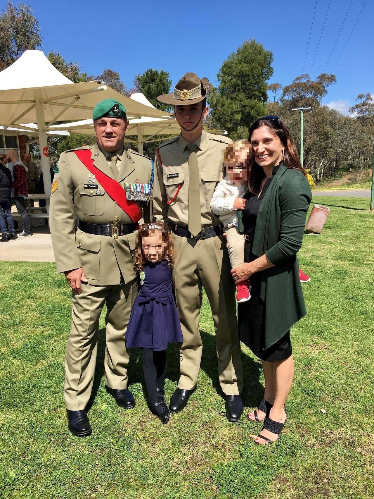 Gwen Cherne and her husband Peter (left), who suicided in 2017. 