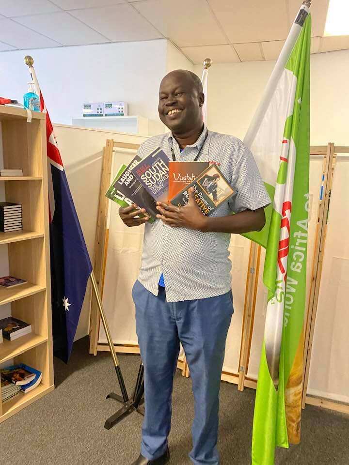 Peter Lual Deng of Africa World Books.