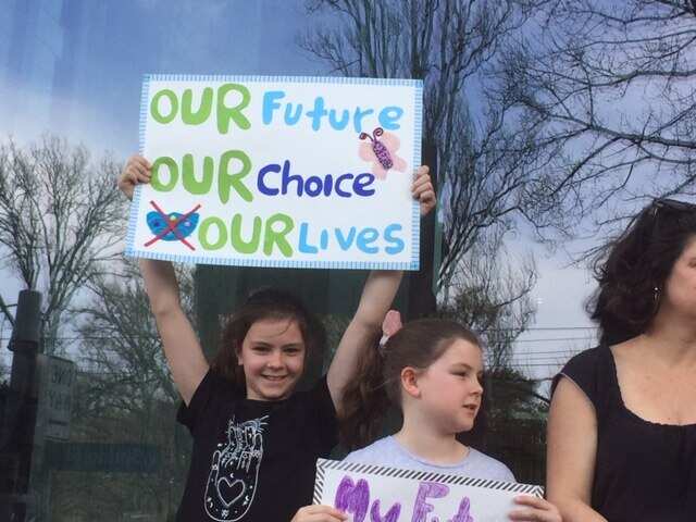 Students of all ages took part in the climate strikes in Australia last week.