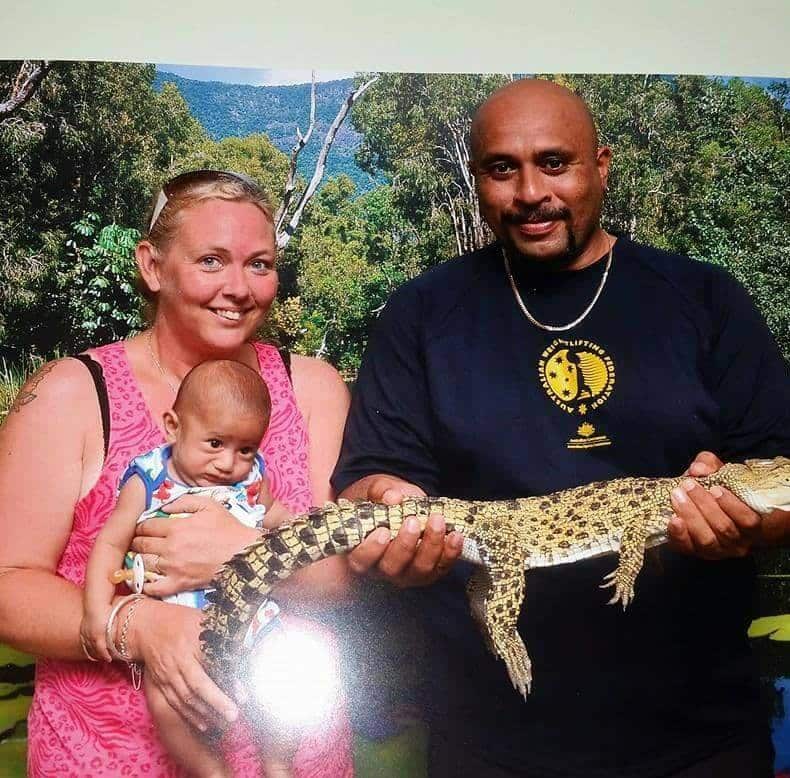 Sarah Moses (left) Bryce Moses (right) and their son Jack