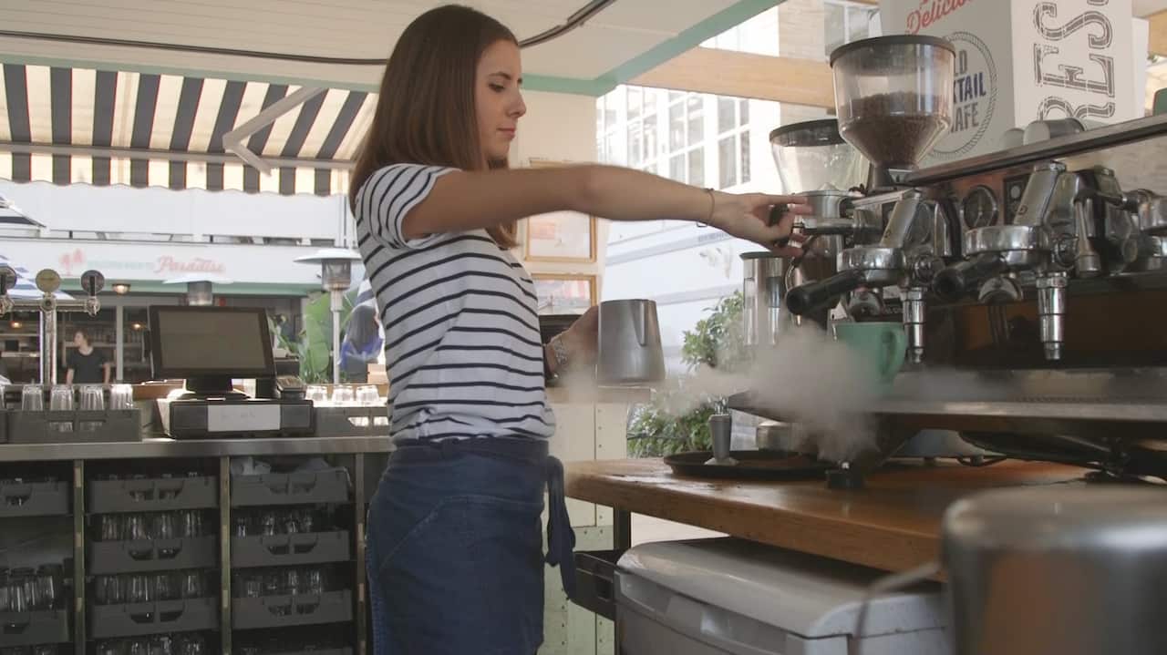 Aina Catalina working at Watson's Bay Boutique Hotel