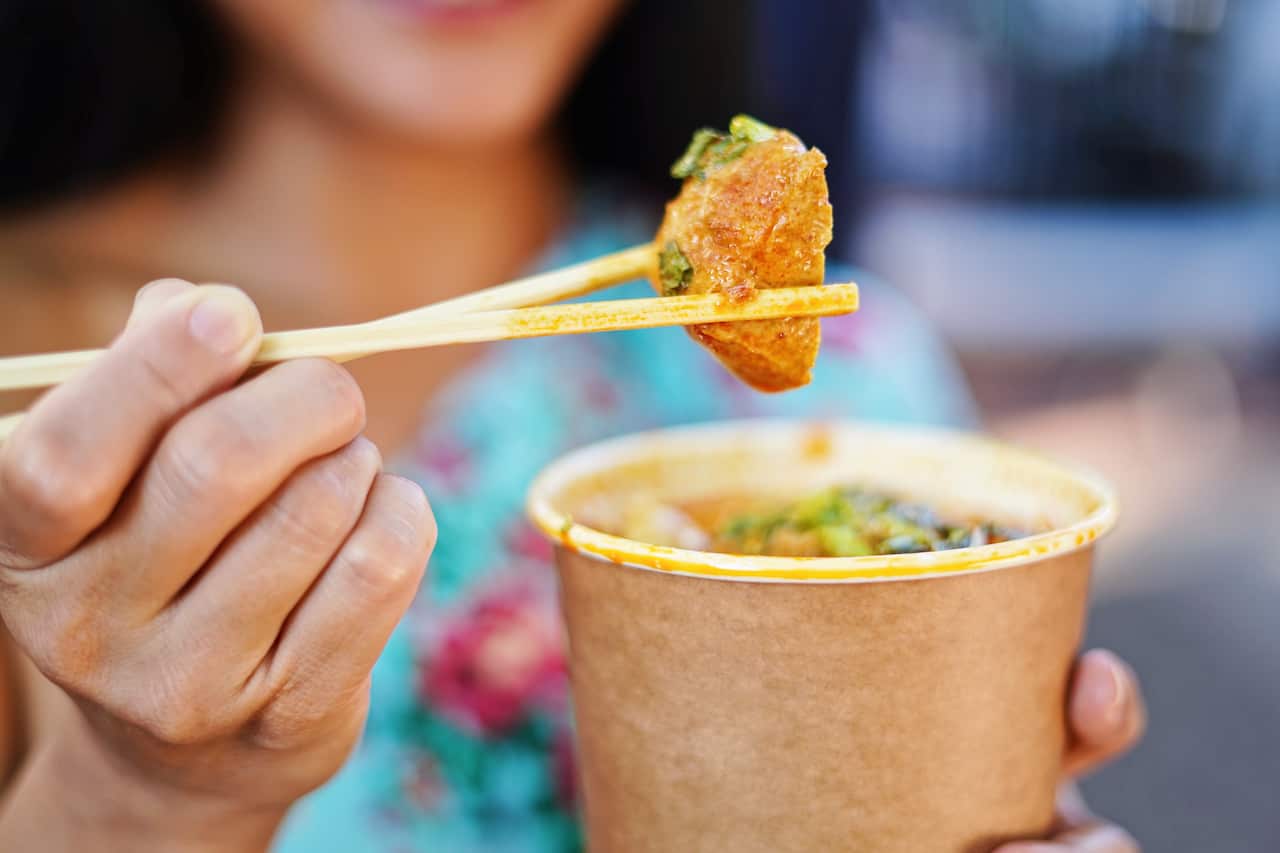 Margie Dizon says laksa is like the thread that unites the community each weekend.