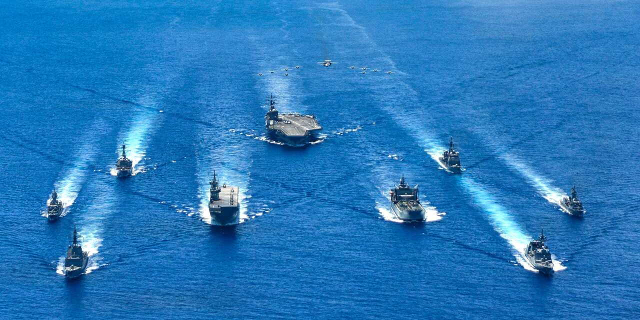 Navy exercise in South China Sea