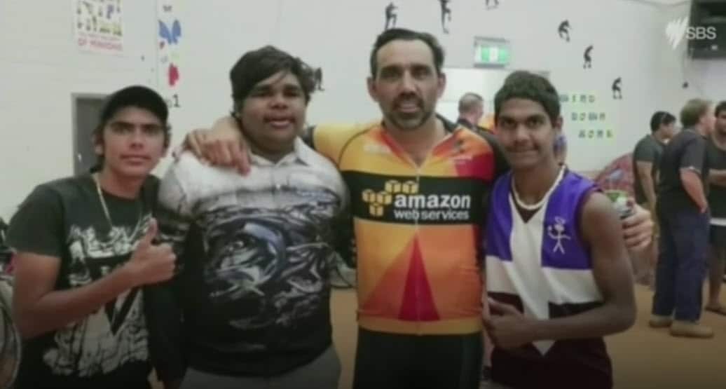 Cycling Fundraiser a Deeply Personal Journey for Former Australian of the Year Adam Goodes.