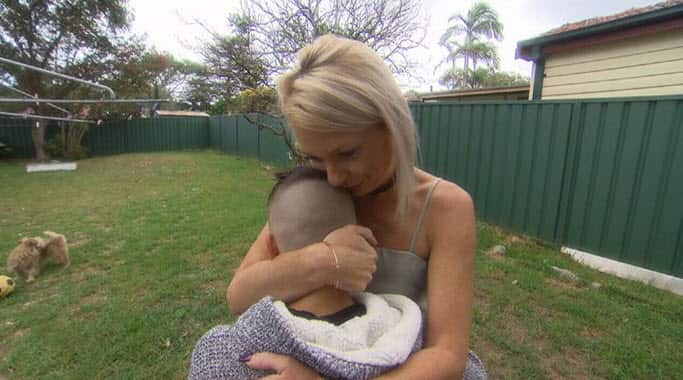 The boy's mum, Emma, has been reunited with her son