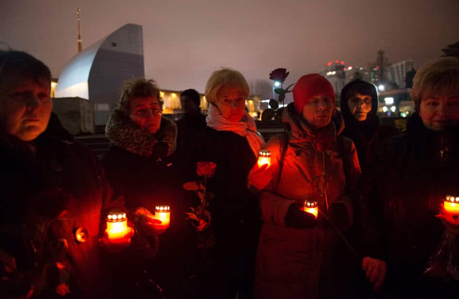 Russia plane crash vigil