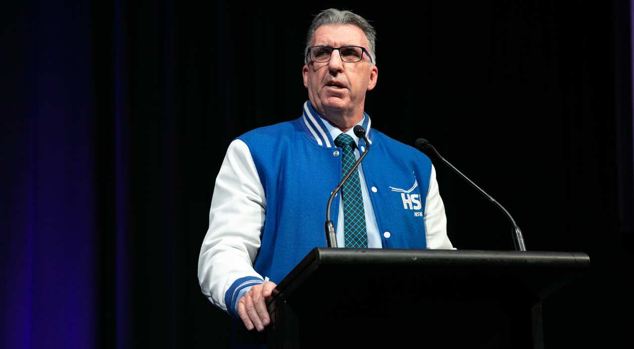 Health Services Union national president Gerard Hayes.