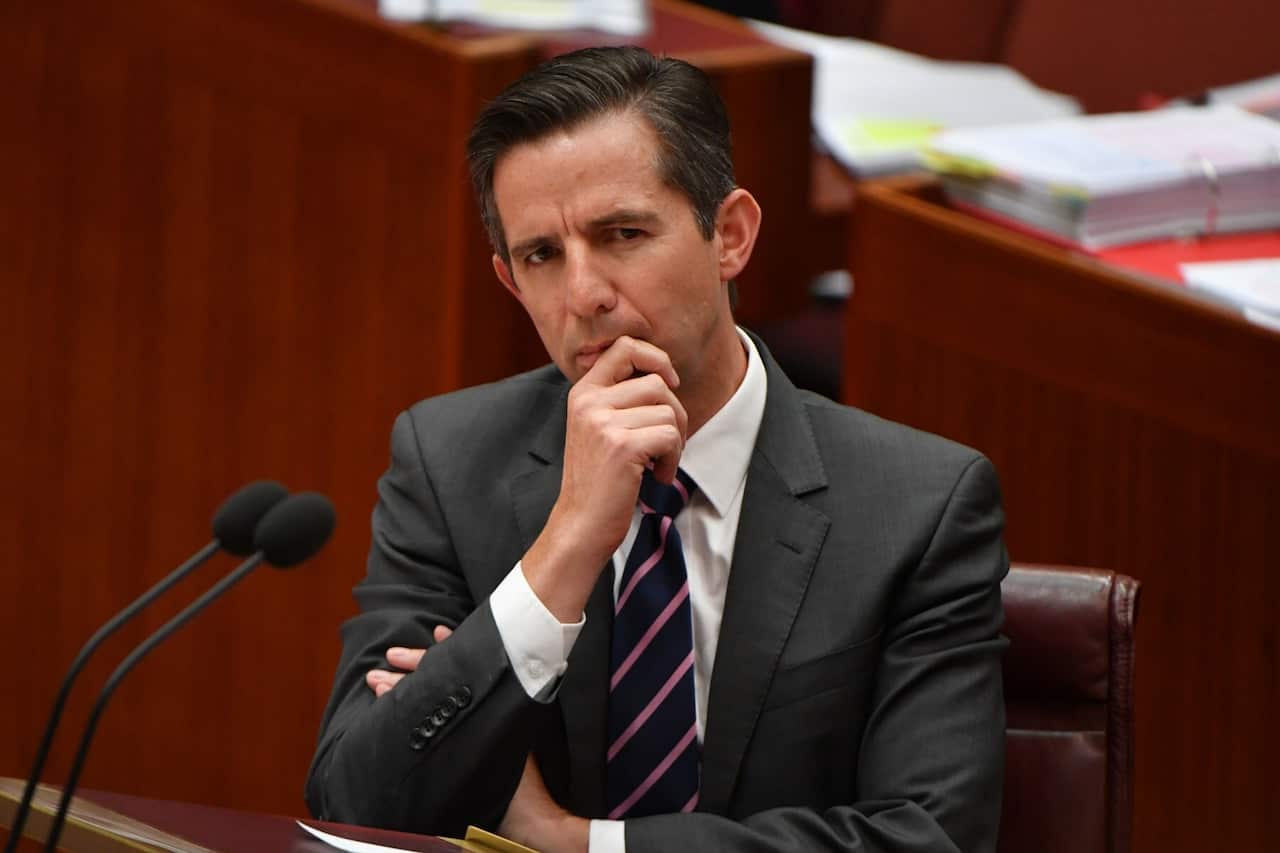 Simon Birmingham says there has been a "profound improvement" in the nation's budget bottom line.