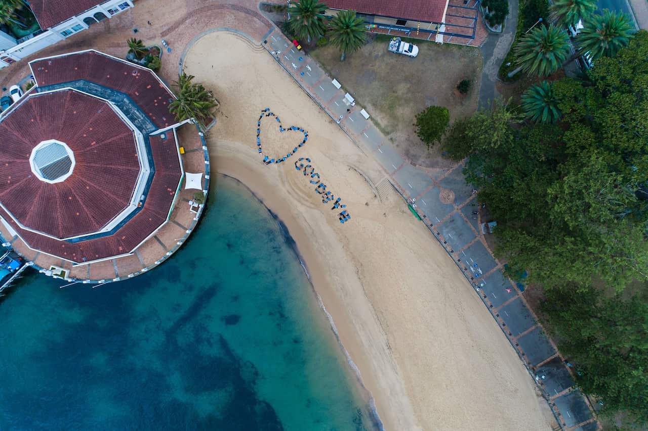 The farewell image posted on Facebook by Manly Sea Life Sanctuary.