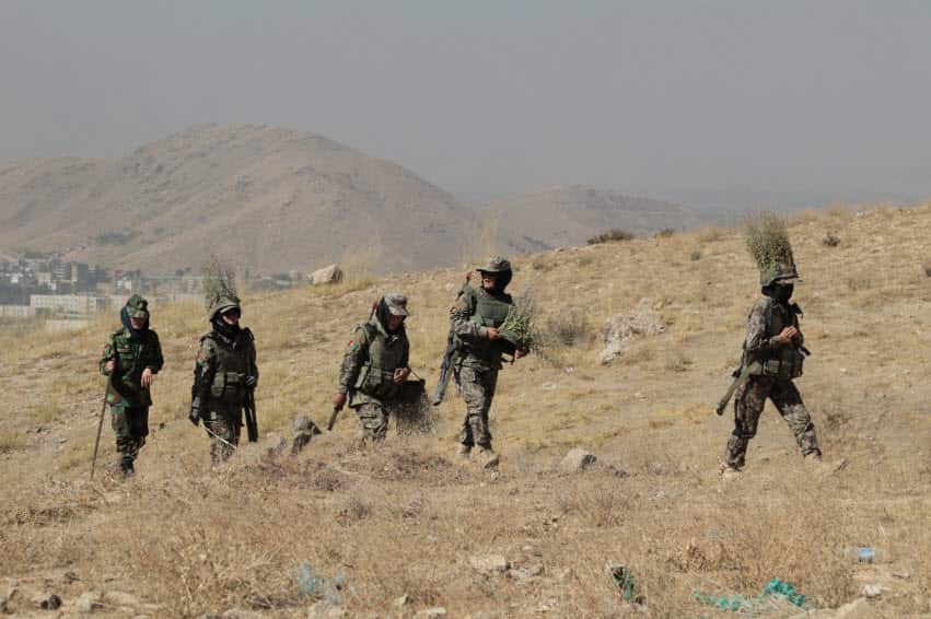 Afghan women have only recently been allowed to train alongside men